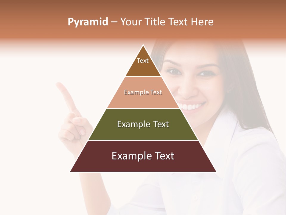 Standing Model Beauty PowerPoint Template