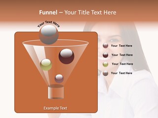 Standing Model Beauty PowerPoint Template