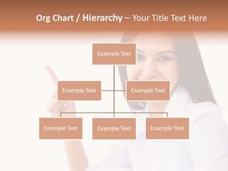 Standing Model Beauty PowerPoint Template