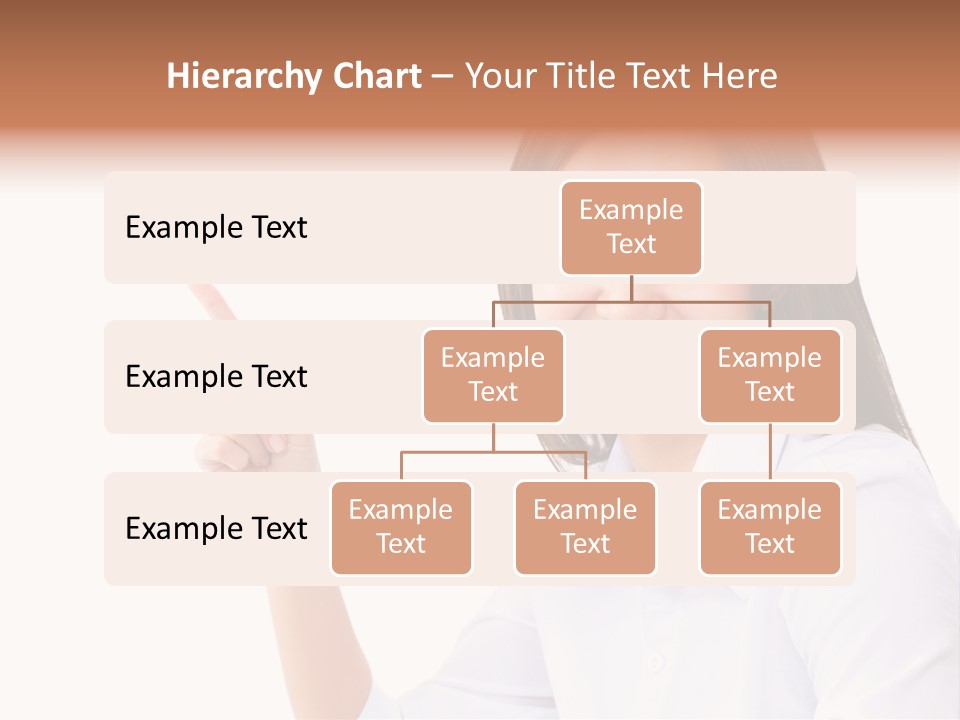 Standing Model Beauty PowerPoint Template