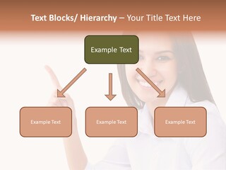 Standing Model Beauty PowerPoint Template