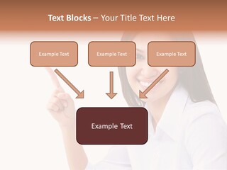Standing Model Beauty PowerPoint Template