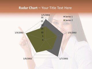 Standing Model Beauty PowerPoint Template