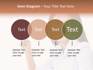 Standing Model Beauty PowerPoint Template