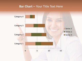 Standing Model Beauty PowerPoint Template