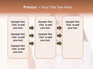 Standing Model Beauty PowerPoint Template