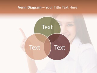 Standing Model Beauty PowerPoint Template