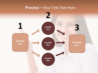 Standing Model Beauty PowerPoint Template
