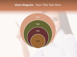 Standing Model Beauty PowerPoint Template