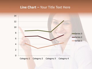 Standing Model Beauty PowerPoint Template