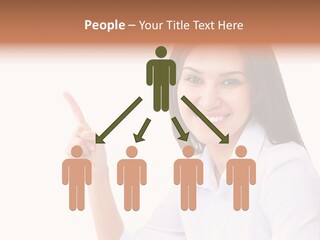 Standing Model Beauty PowerPoint Template