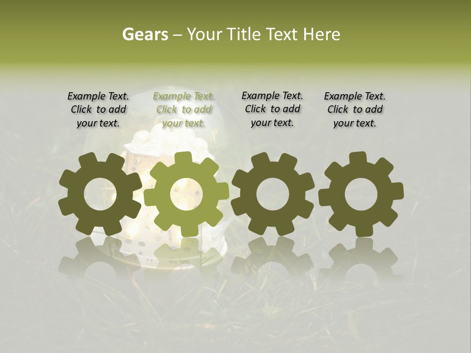 Efficiency Electricity Pollution PowerPoint Template