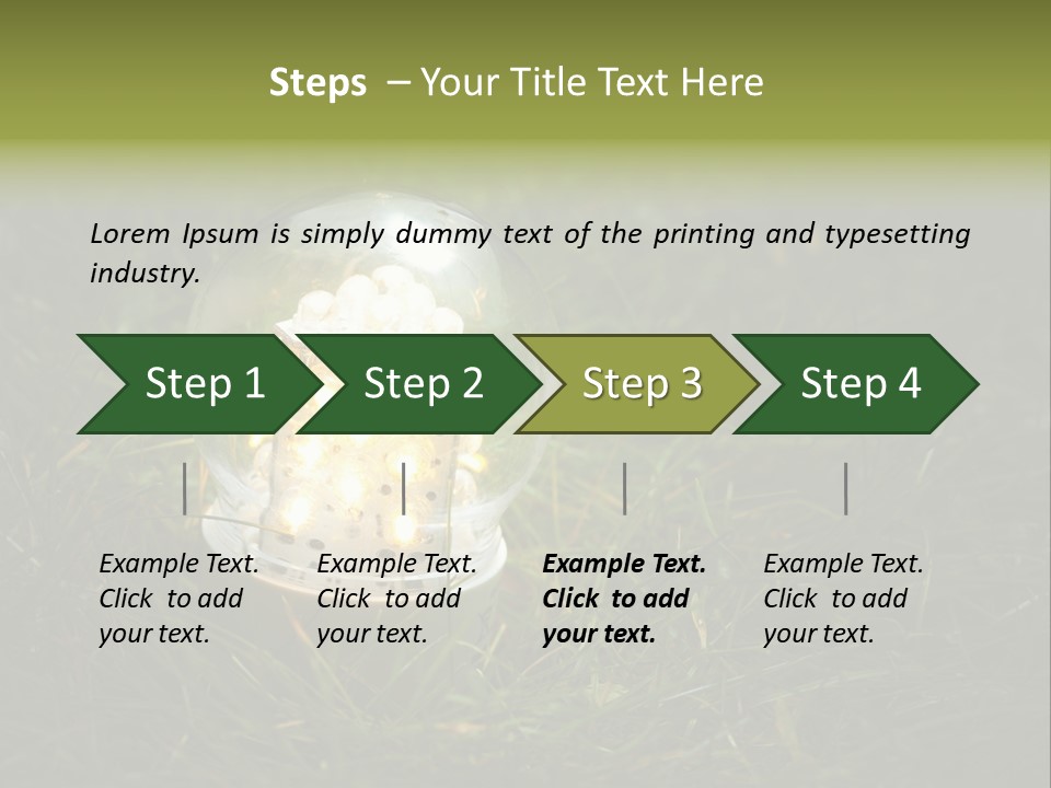 Efficiency Electricity Pollution PowerPoint Template