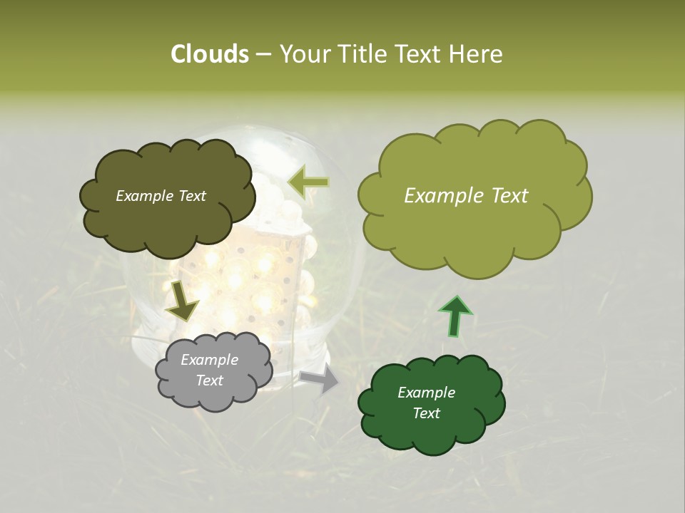 Efficiency Electricity Pollution PowerPoint Template