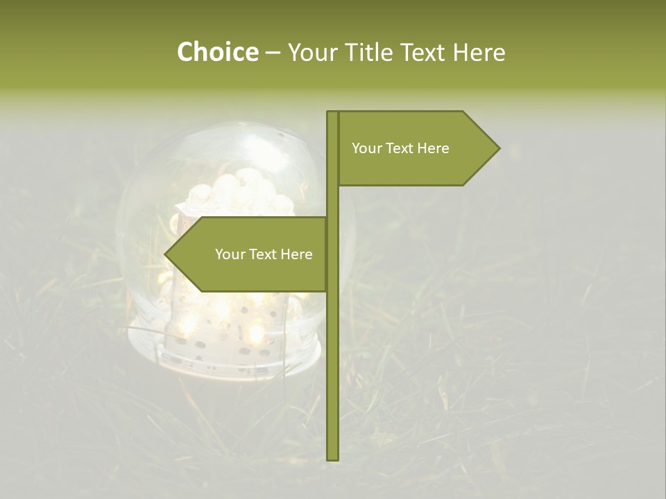 Efficiency Electricity Pollution PowerPoint Template