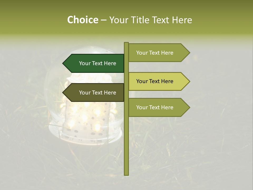 Efficiency Electricity Pollution PowerPoint Template