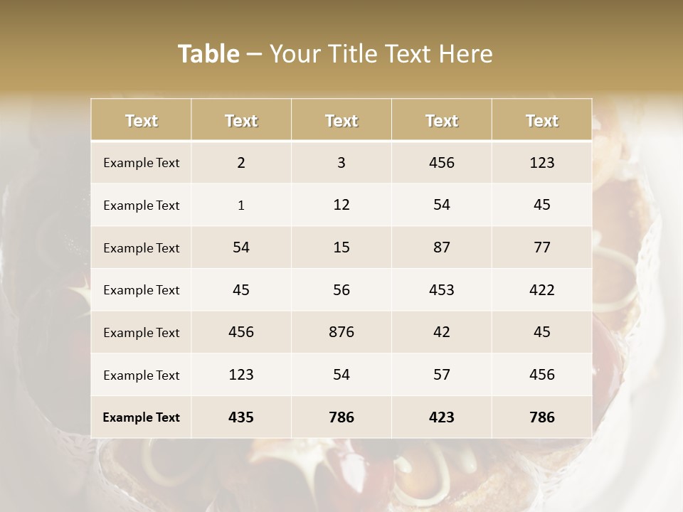 Restaurant Fresh Decorate PowerPoint Template