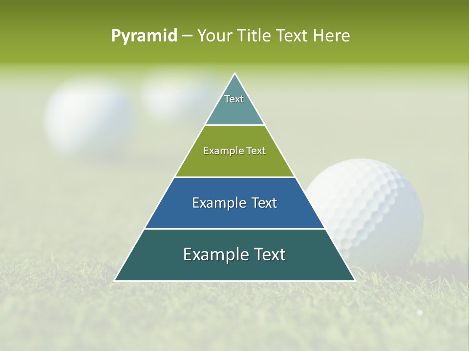Green Ball Chip PowerPoint Template