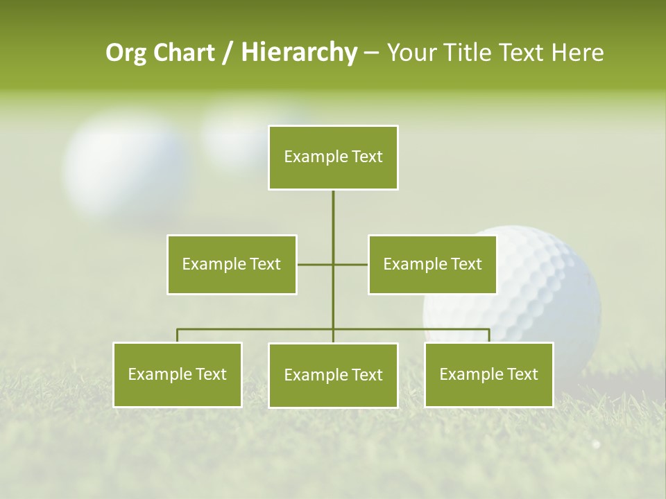 Green Ball Chip PowerPoint Template