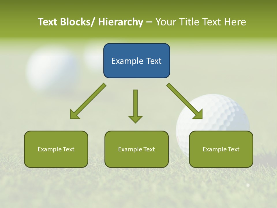 Green Ball Chip PowerPoint Template
