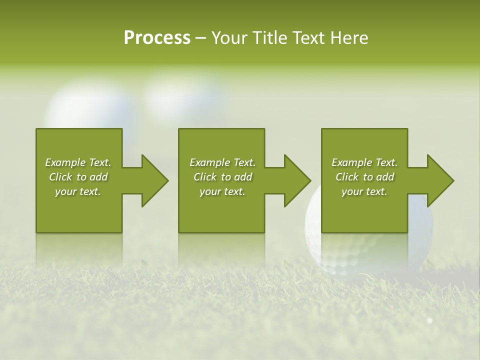 Green Ball Chip PowerPoint Template