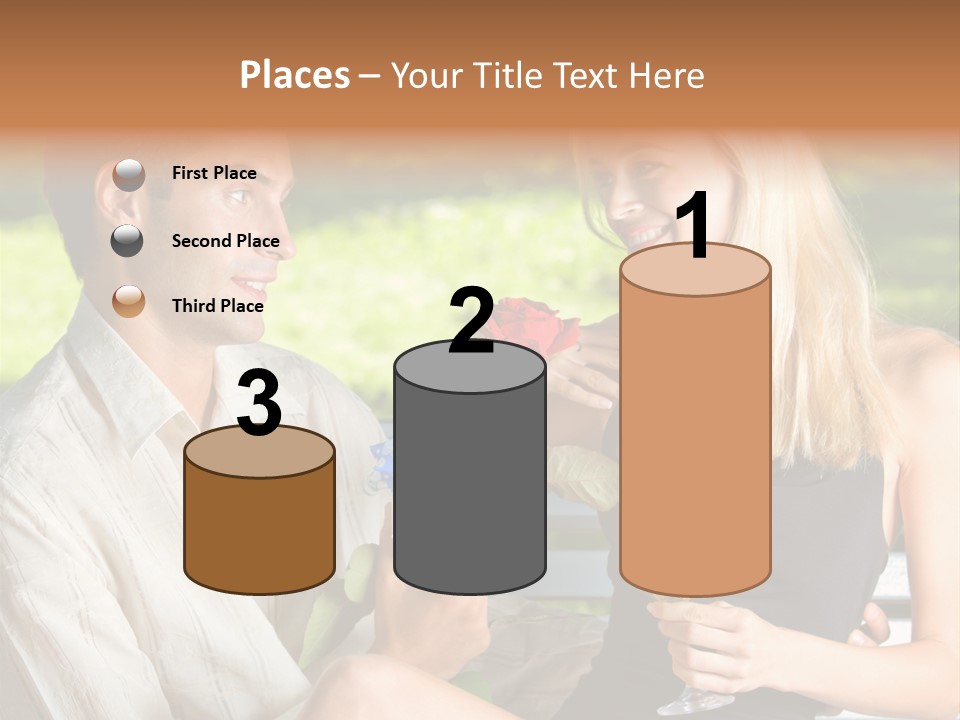 Rosa Flower Girlfriend PowerPoint Template