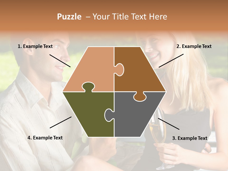 Rosa Flower Girlfriend PowerPoint Template