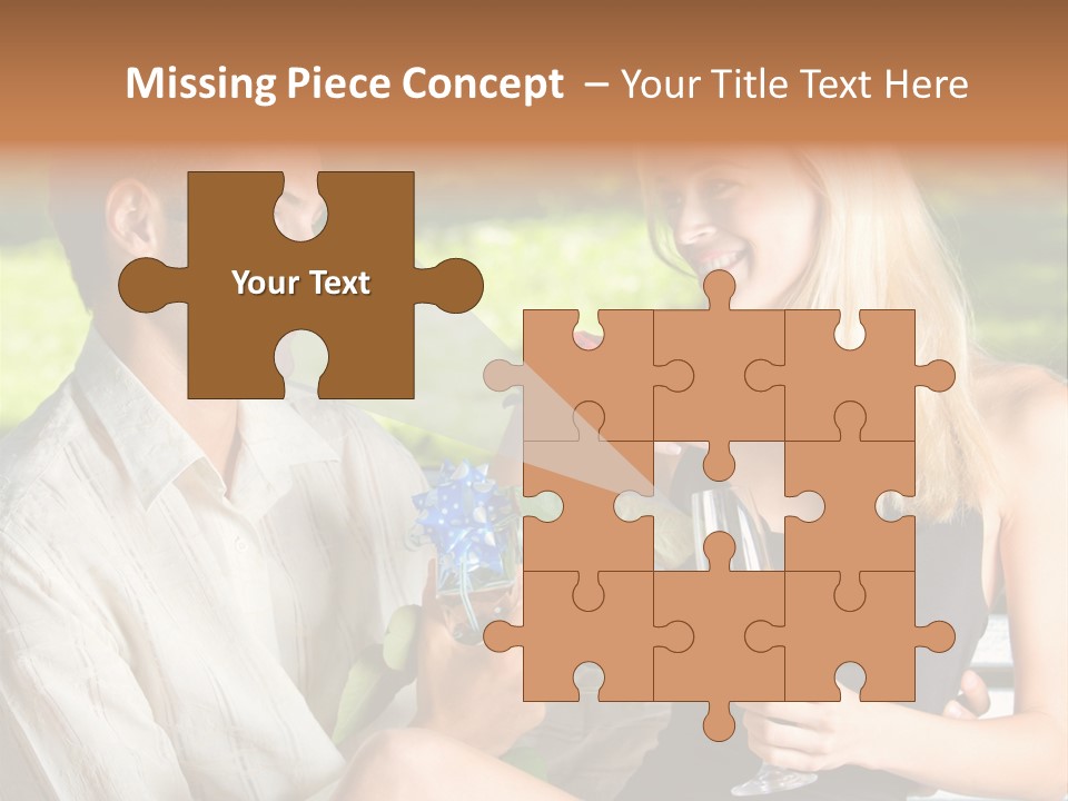 Rosa Flower Girlfriend PowerPoint Template