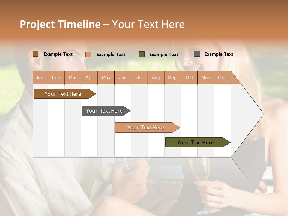 Rosa Flower Girlfriend PowerPoint Template