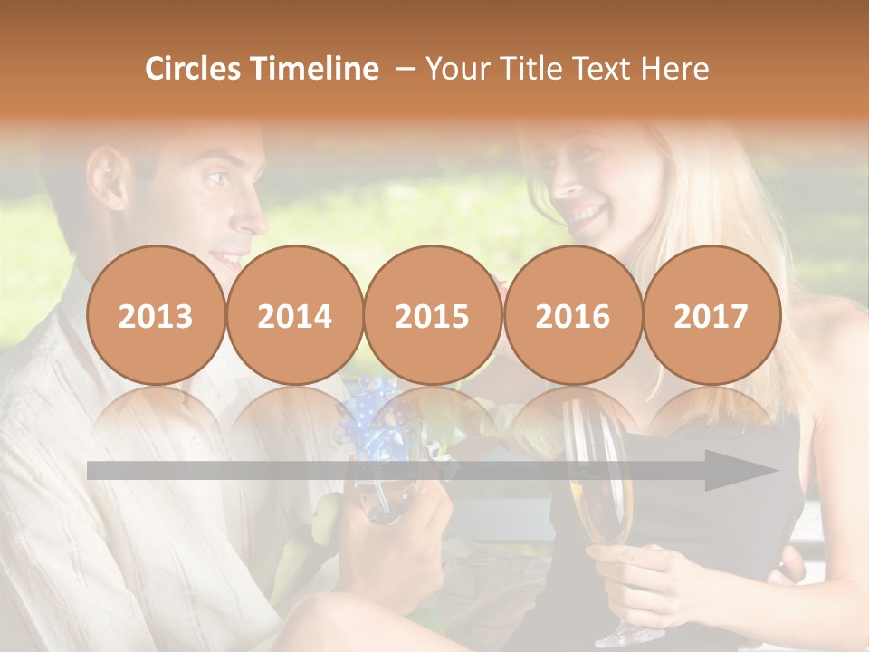 Rosa Flower Girlfriend PowerPoint Template