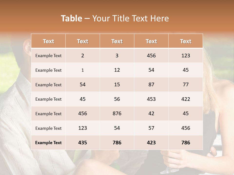 Rosa Flower Girlfriend PowerPoint Template