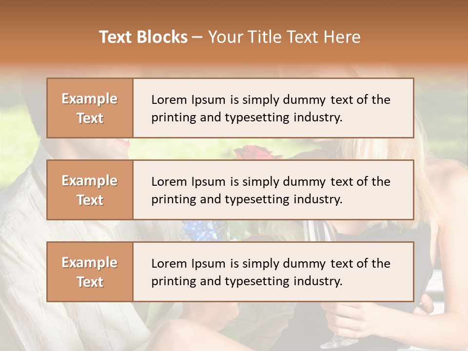 Rosa Flower Girlfriend PowerPoint Template