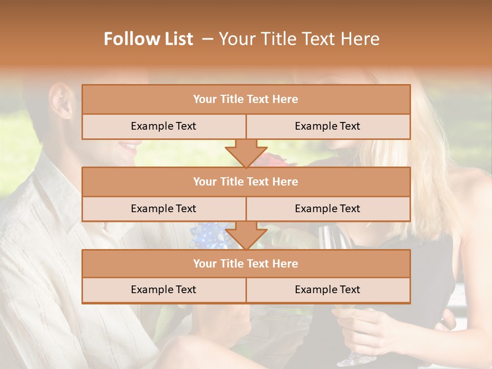 Rosa Flower Girlfriend PowerPoint Template