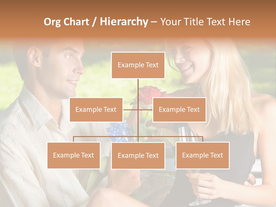 Rosa Flower Girlfriend PowerPoint Template