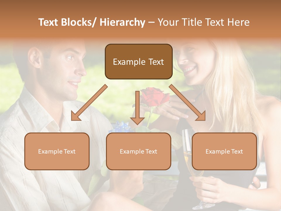 Rosa Flower Girlfriend PowerPoint Template