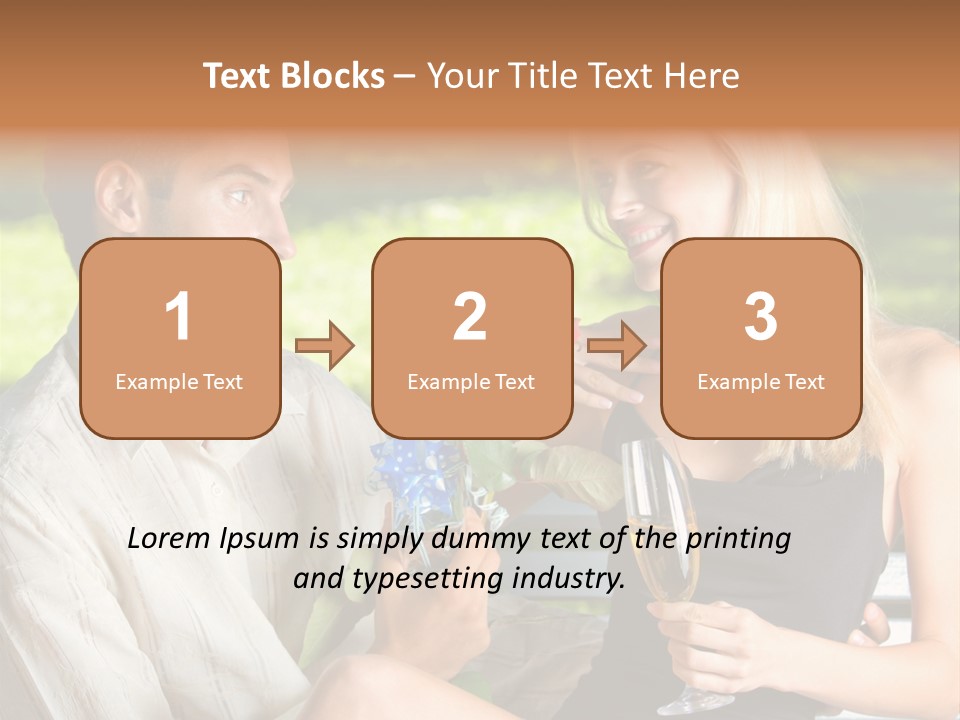 Rosa Flower Girlfriend PowerPoint Template