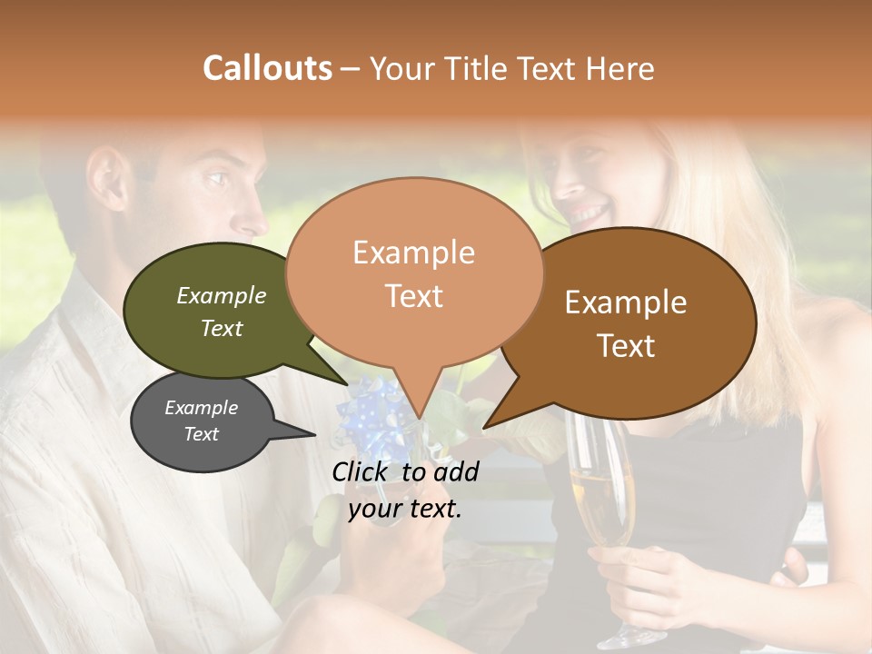 Rosa Flower Girlfriend PowerPoint Template