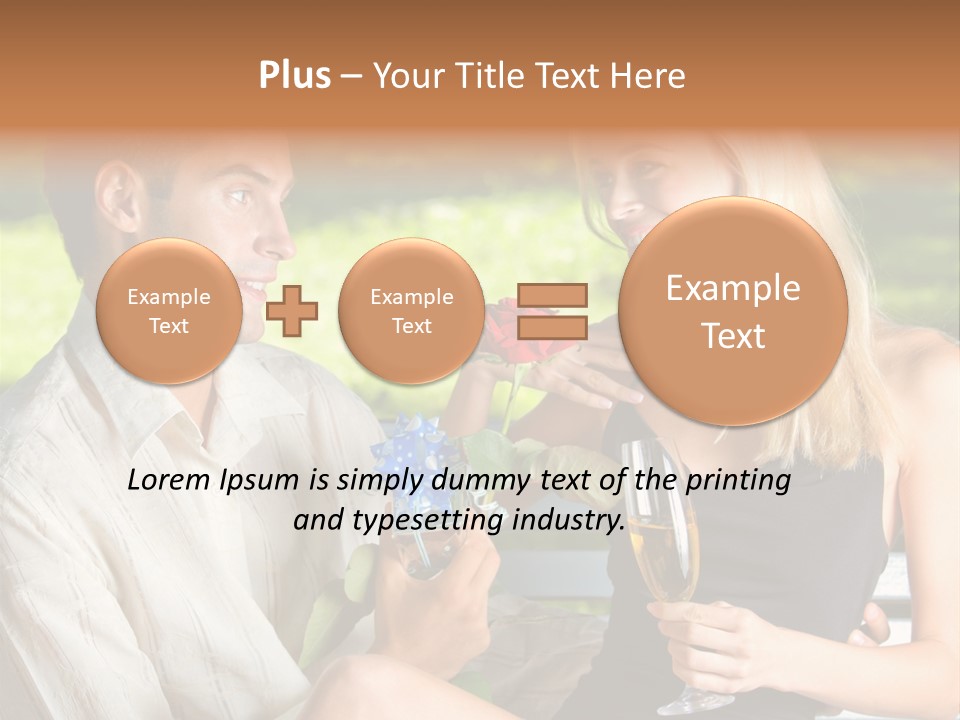 Rosa Flower Girlfriend PowerPoint Template