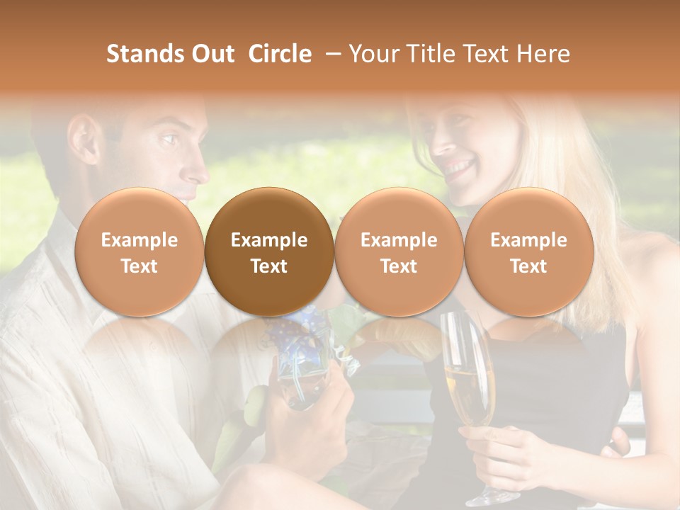 Rosa Flower Girlfriend PowerPoint Template