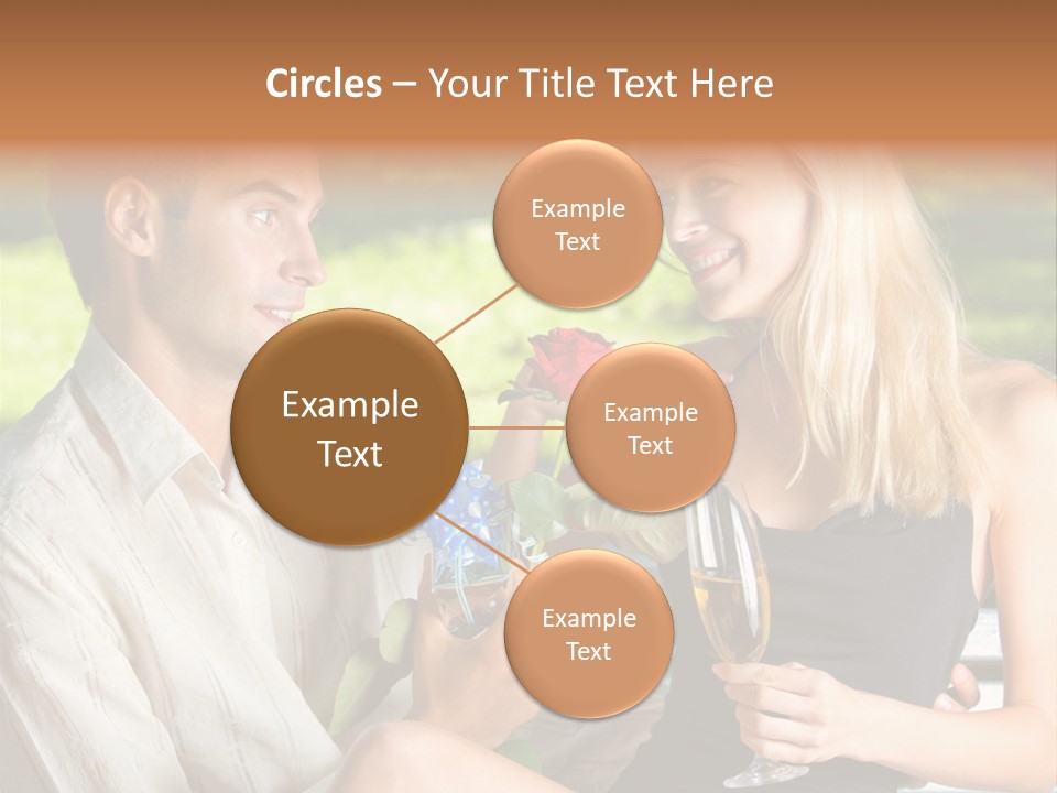 Rosa Flower Girlfriend PowerPoint Template