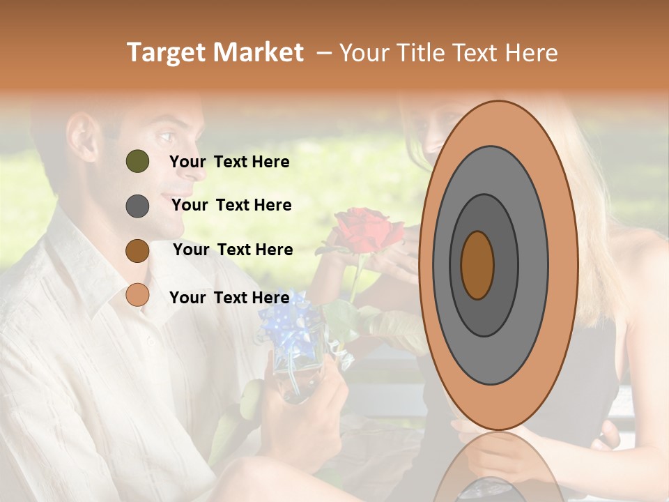 Rosa Flower Girlfriend PowerPoint Template