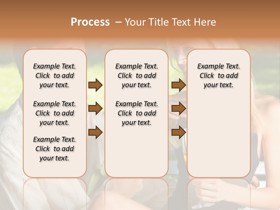 Rosa Flower Girlfriend PowerPoint Template