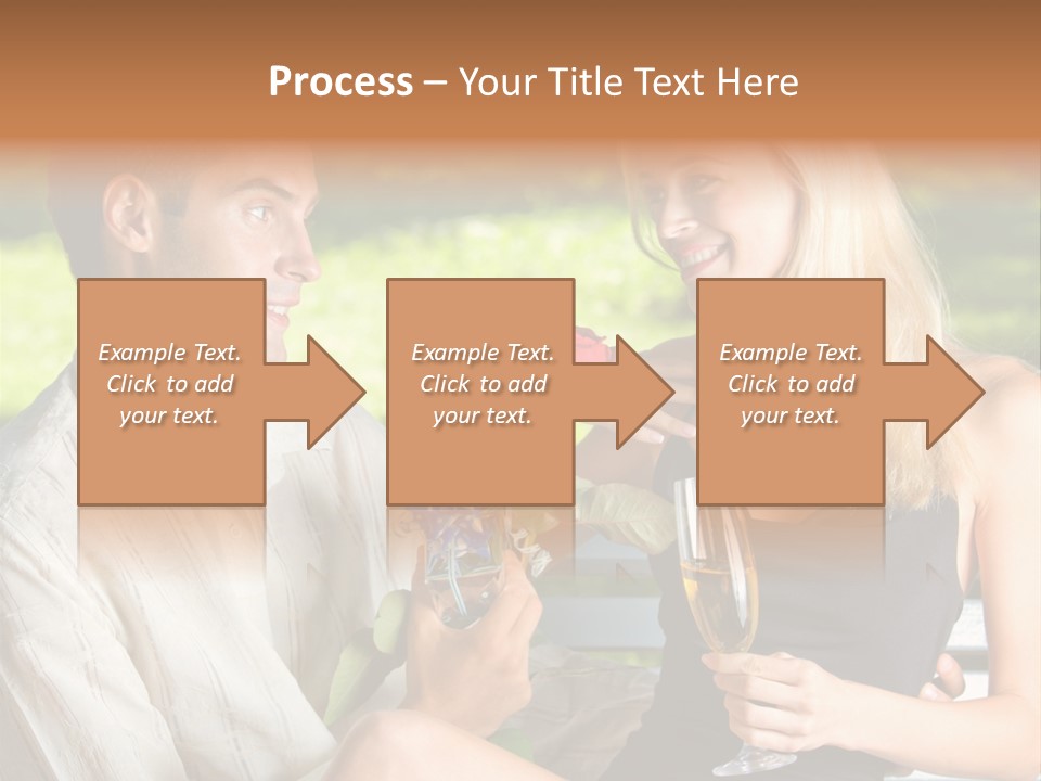 Rosa Flower Girlfriend PowerPoint Template