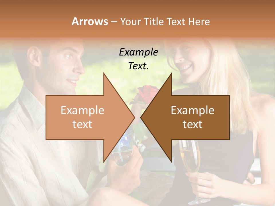 Rosa Flower Girlfriend PowerPoint Template