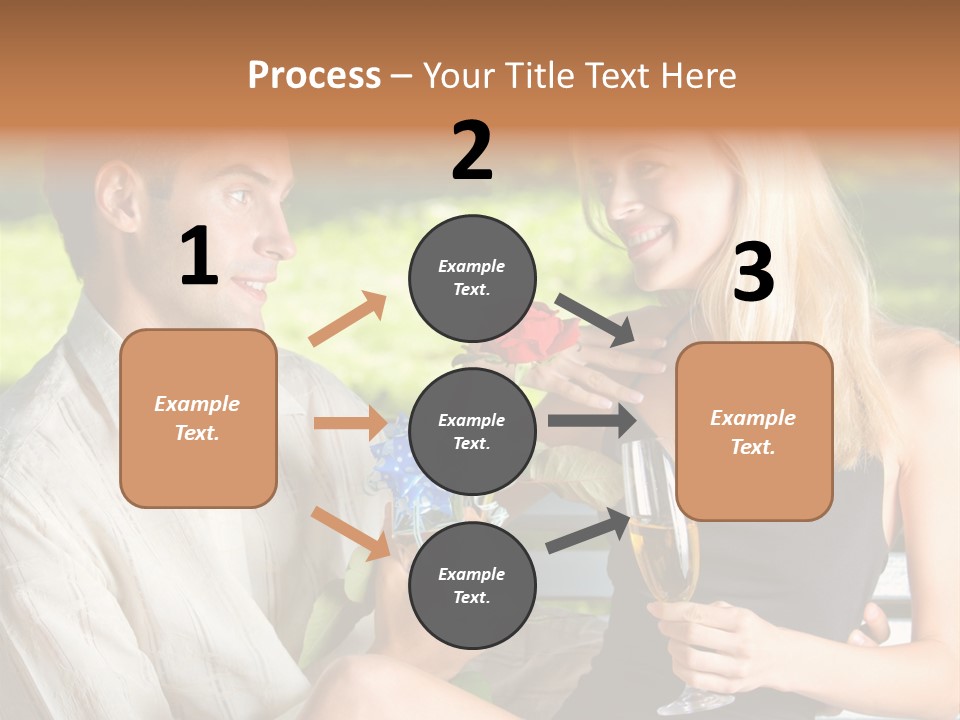 Rosa Flower Girlfriend PowerPoint Template