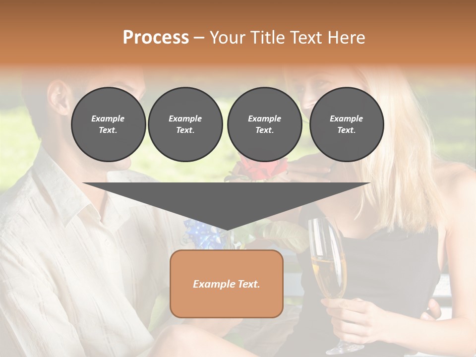 Rosa Flower Girlfriend PowerPoint Template