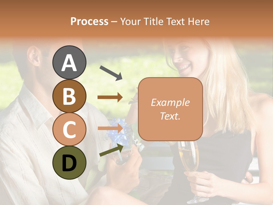 Rosa Flower Girlfriend PowerPoint Template