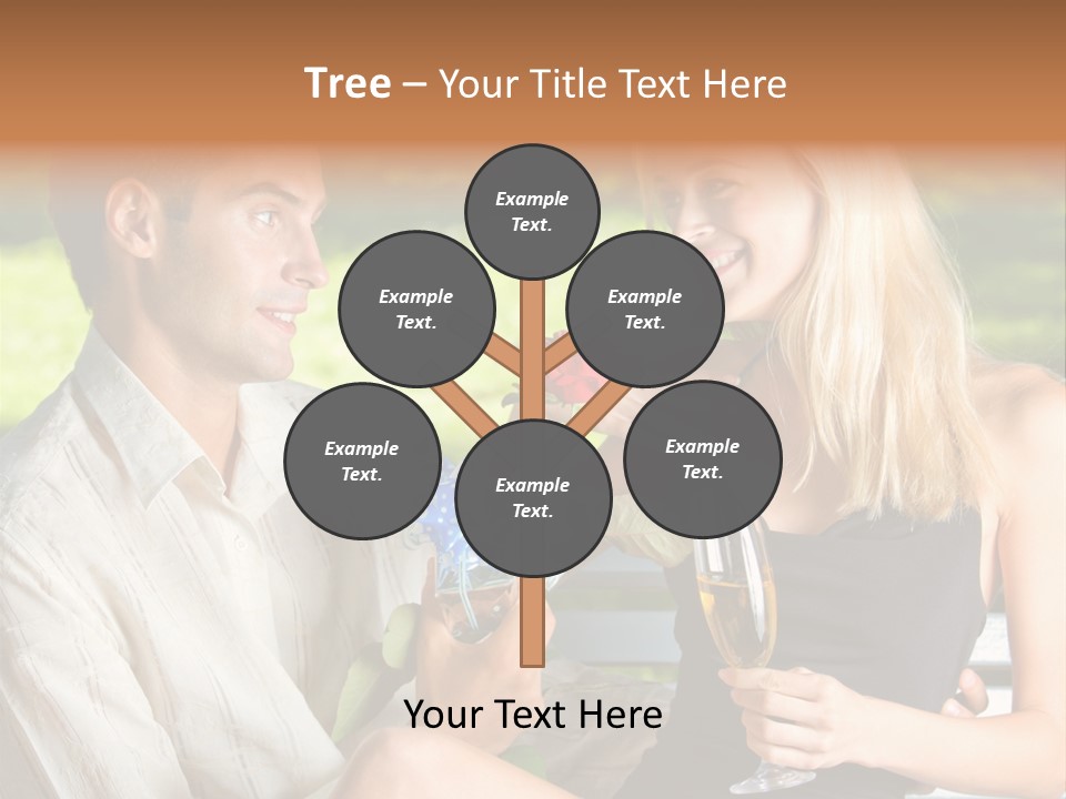 Rosa Flower Girlfriend PowerPoint Template