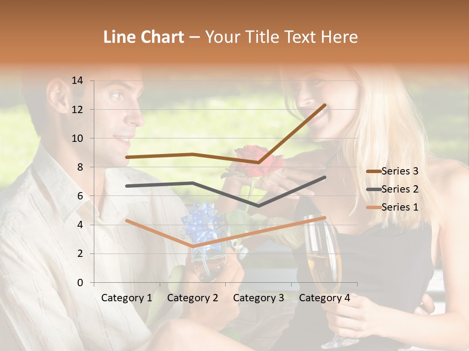 Rosa Flower Girlfriend PowerPoint Template