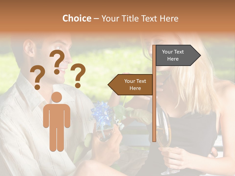 Rosa Flower Girlfriend PowerPoint Template